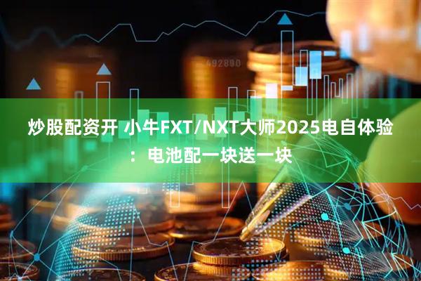 炒股配资开 小牛FXT/NXT大师2025电自体验：电池配一块送一块